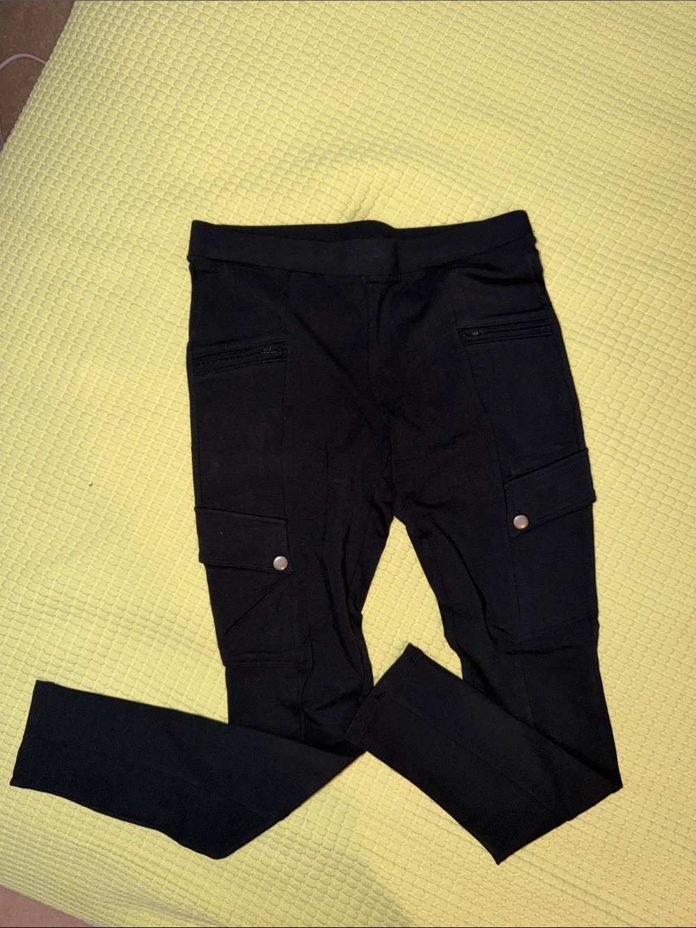 Express Black Cargo Leggings